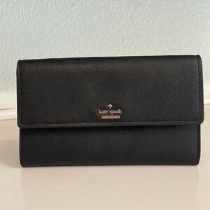 Kate spade black wallet/crossbody bag